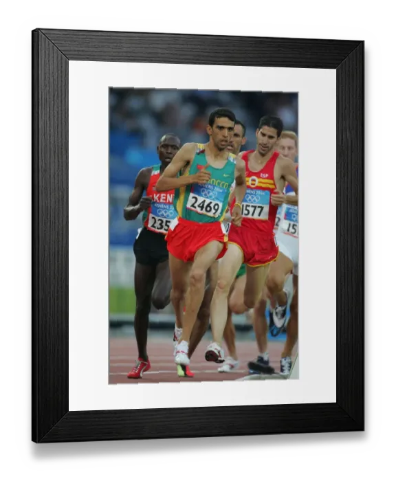 Framed Print : Hicham El Guerrouj Framed Print : Hicham El Guerrouj