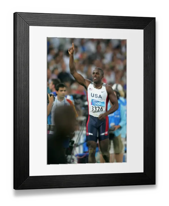 Framed Print : Dwight Phillips Framed Print : Dwight Phillips