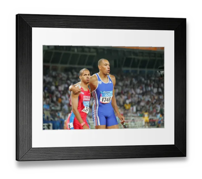 Framed Print : Felix Sanchez & Naman Keita Framed Print : Felix Sanchez & Naman Keita
