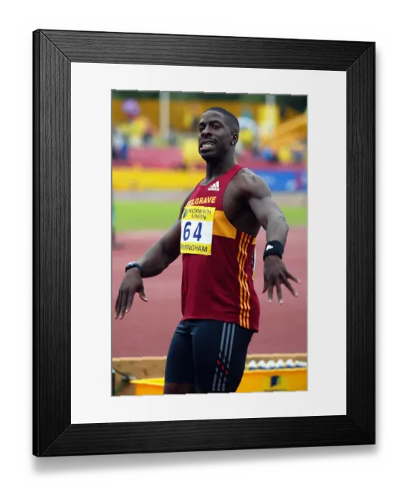Framed Print : Dwain Chambers Framed Print : Dwain Chambers