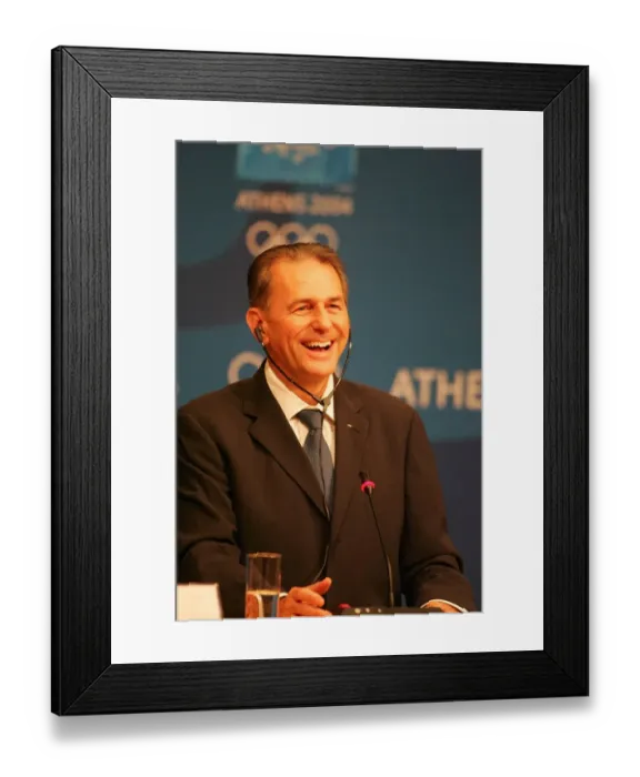 Framed Print : Dr Jacques Rogge Framed Print : Dr Jacques Rogge