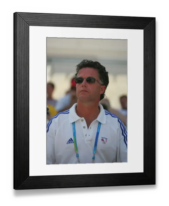 Framed Print : Charles Van Commenee, Coach To Denise Lewis Framed Print : Charles Van Commenee, Coach To Denise Lewis