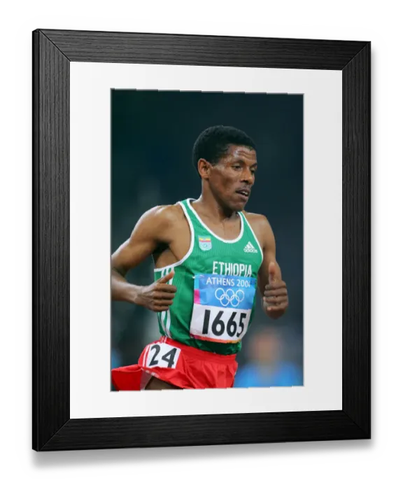 Framed Print : Haile Gabrselassie