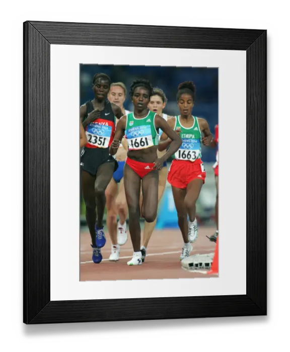 Framed Print : Tirunesh Diababa Framed Print : Tirunesh Diababa
