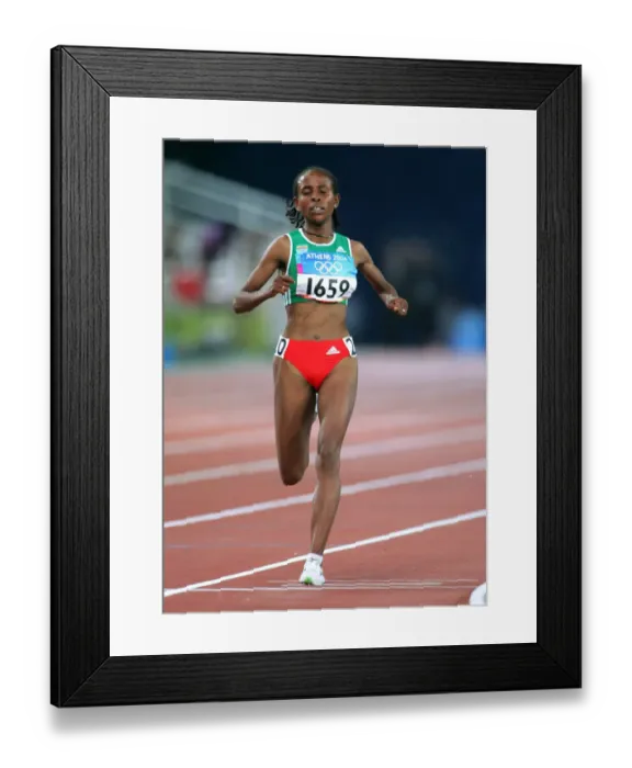 Framed Print : Meseret Defar Framed Print : Meseret Defar