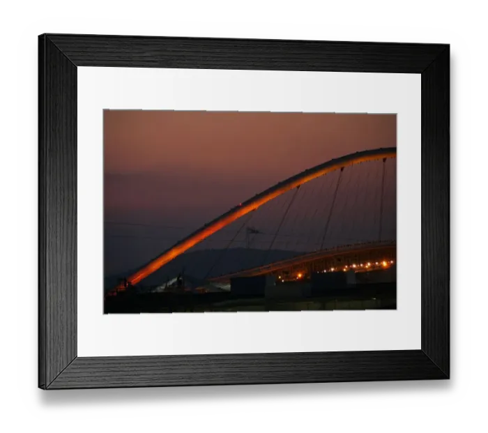 Framed Print : Olympic Stadium With Sunset