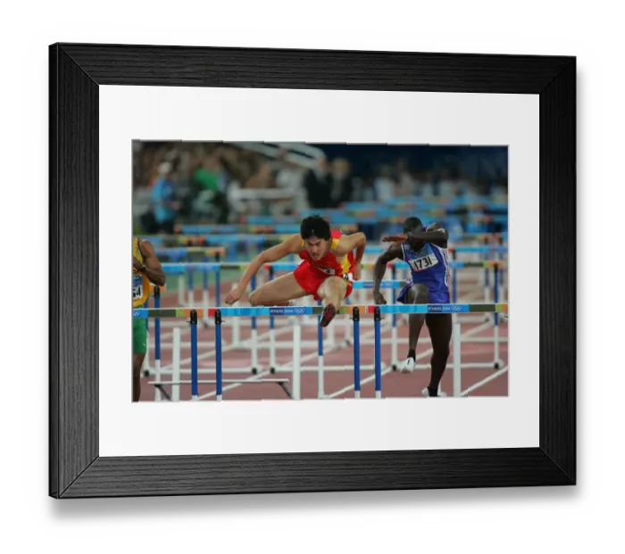 Framed Print : Xiang Liu 110 Metre Hurdles Olympic Games Olympic Stadium Framed Print : Xiang Liu 110 Metre Hurdles Olympic Games Olympic Stadium