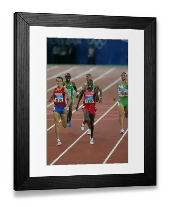 Framed Print : Yuriy Borzakovskiy & Wilson Kipketer Framed Print : Yuriy Borzakovskiy & Wilson Kipketer