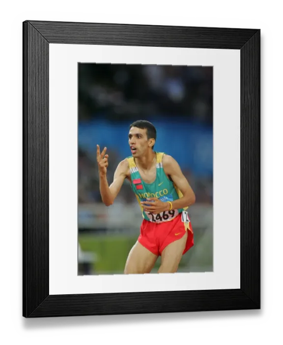 Framed Print : Hicham El Guerrouji Framed Print : Hicham El Guerrouji