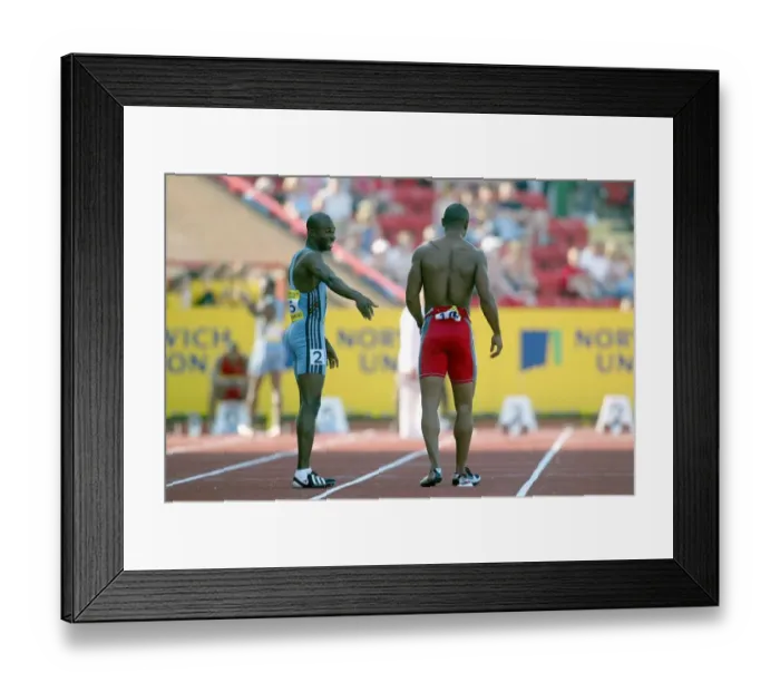Framed Print : Kim Collins & Bernard Williams Framed Print : Kim Collins & Bernard Williams