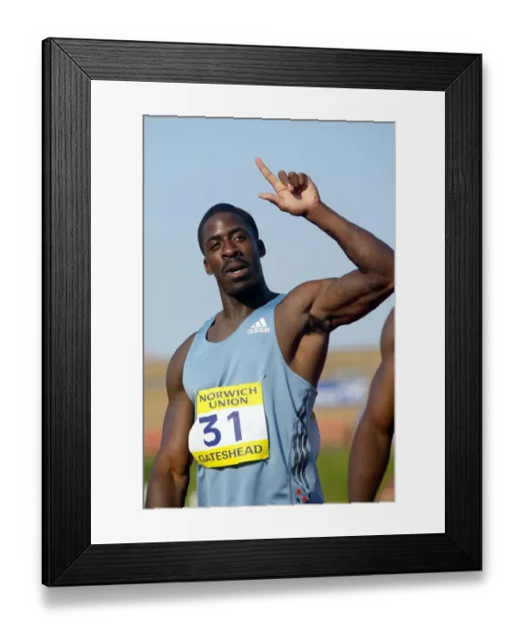 Framed Print : Dwain Chambers Framed Print : Dwain Chambers