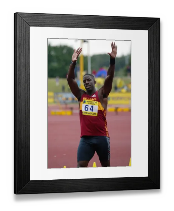 Framed Print : Dwain Chambers