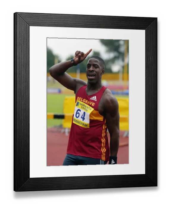 Framed Print : Dwain Chambers Framed Print : Dwain Chambers