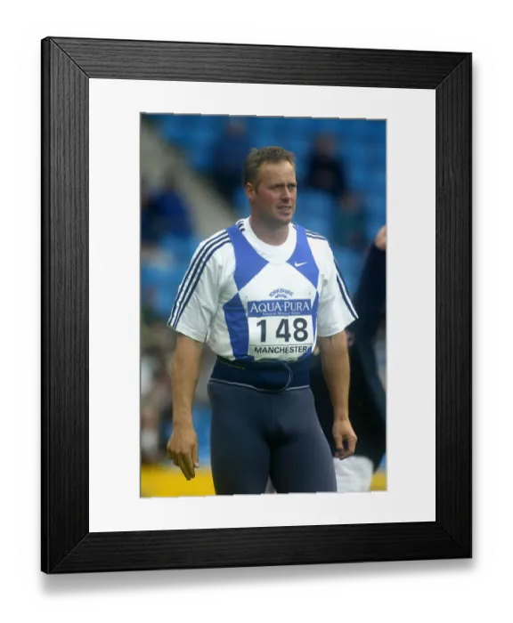 Framed Print : Mick Hill Javelin Commonwealth Trials City Of Manchester Stadium Framed Print : Mick Hill Javelin Commonwealth Trials City Of Manchester Stadium