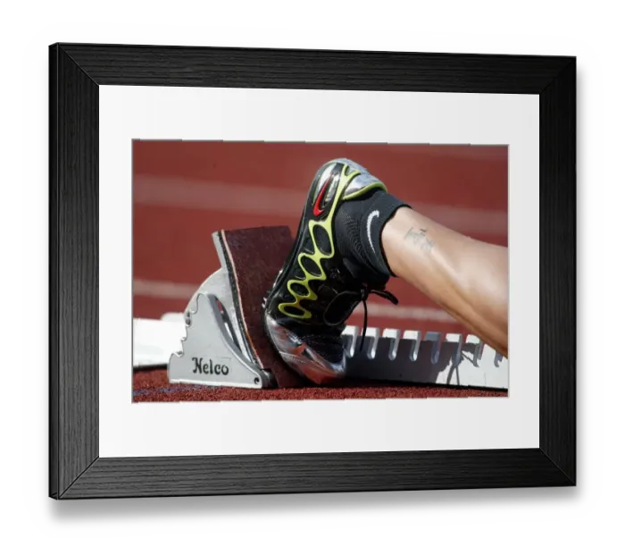 Framed Print : Running Spikes & Blocks