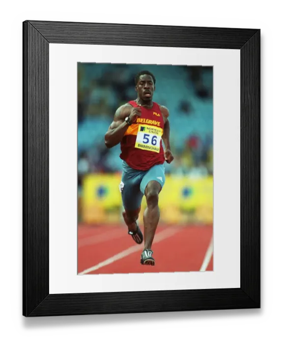 Framed Print : Dwain Chambers Framed Print : Dwain Chambers