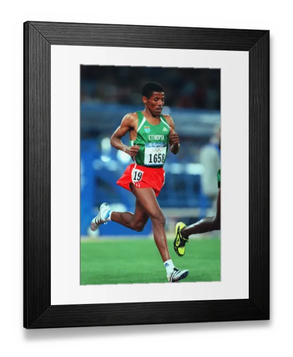 Framed Print : Haile Gebreselassie Framed Print : Haile Gebreselassie