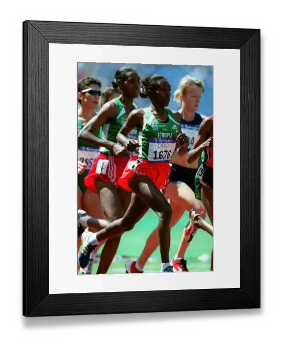 Framed Print : Gete Wami 10000 Metres, Sydney Olympics Sydney Olympic Games Olympic Stadium Framed Print : Gete Wami 10000 Metres, Sydney Olympics Sydney Olympic Games Olympic Stadium