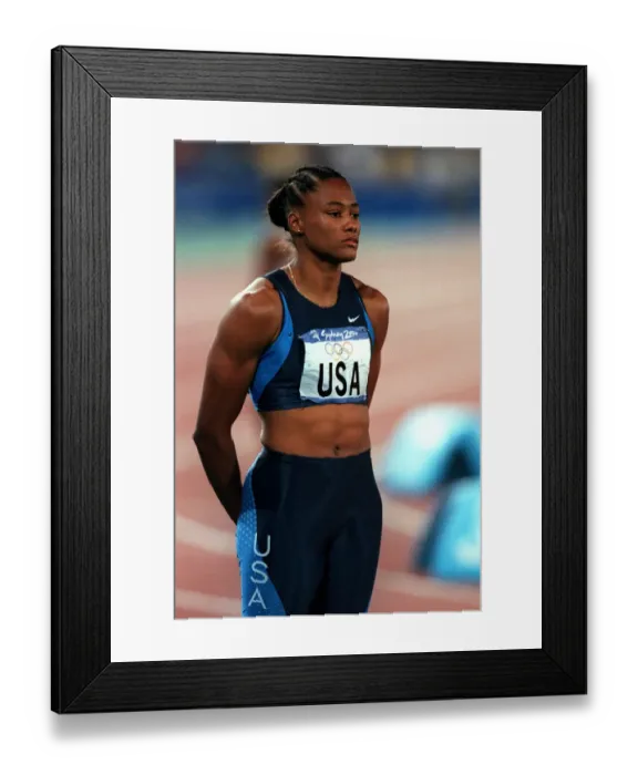 Framed Print : Marion Jones