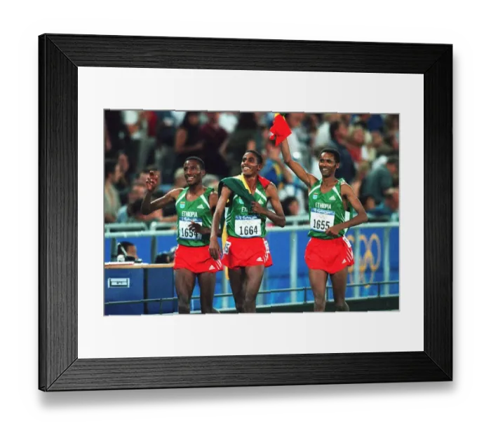 Framed Print : Millon Wolde, Alemu, Bayissa Framed Print : Millon Wolde, Alemu, Bayissa