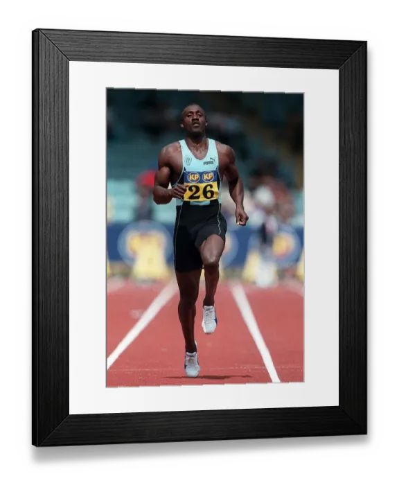 Framed Print : Linford Christie Framed Print : Linford Christie