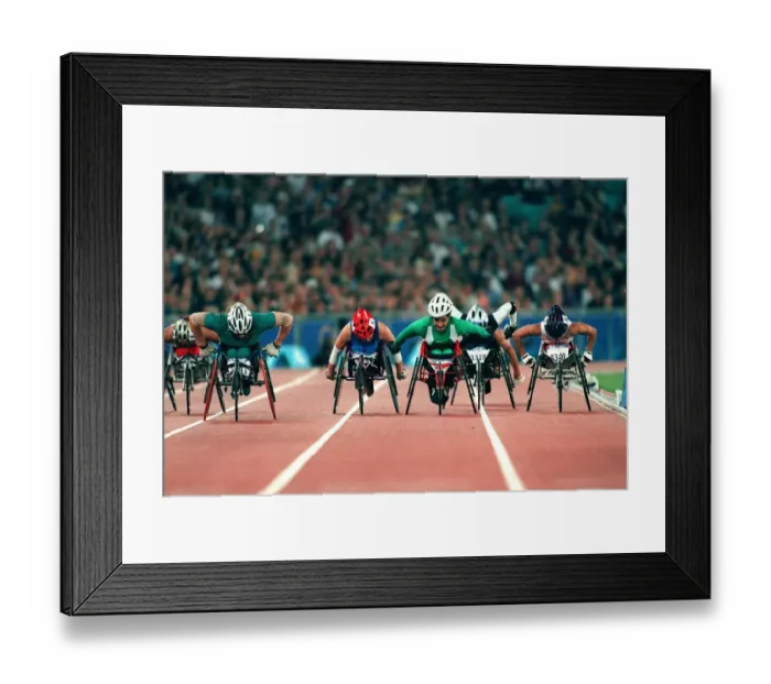 Framed Print : 800 Metres Wheelchair Final Framed Print : 800 Metres Wheelchair Final