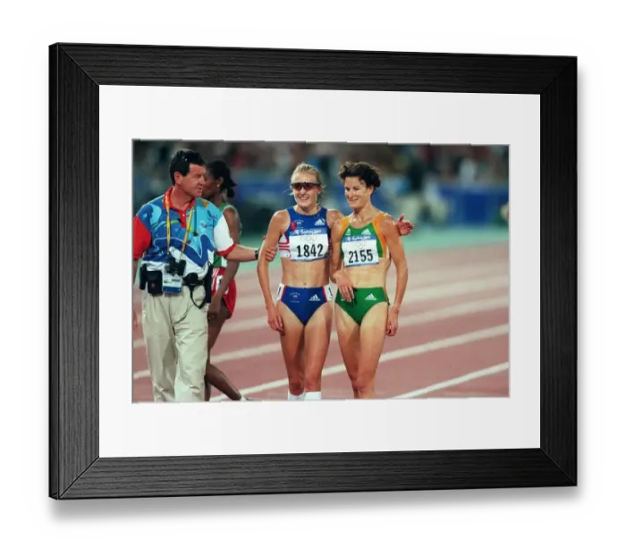 Framed Print : Paula Radcliffe & O Sullivan Framed Print : Paula Radcliffe & O Sullivan