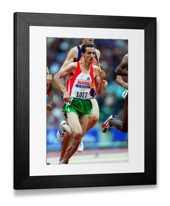 Framed Print : Noureddine Morceli Framed Print : Noureddine Morceli
