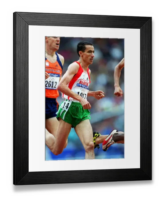 Framed Print : Noureddine Morceli Framed Print : Noureddine Morceli