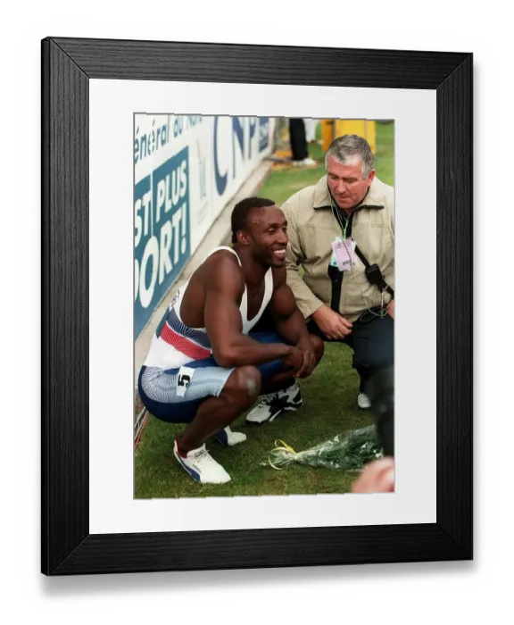 Framed Print : Linford Christie Framed Print : Linford Christie