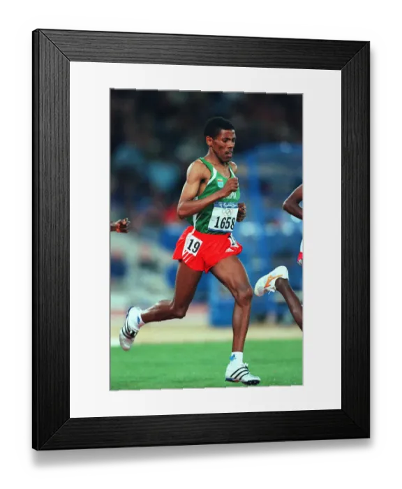 Framed Print : Haile Gebreselassie