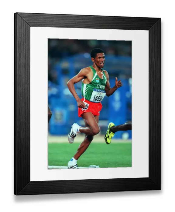 Framed Print : Haile Gebreselassie Framed Print : Haile Gebreselassie
