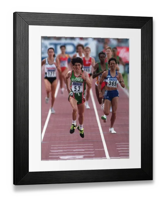 Framed Print : Kelly Holmes & Boulmerka Framed Print : Kelly Holmes & Boulmerka