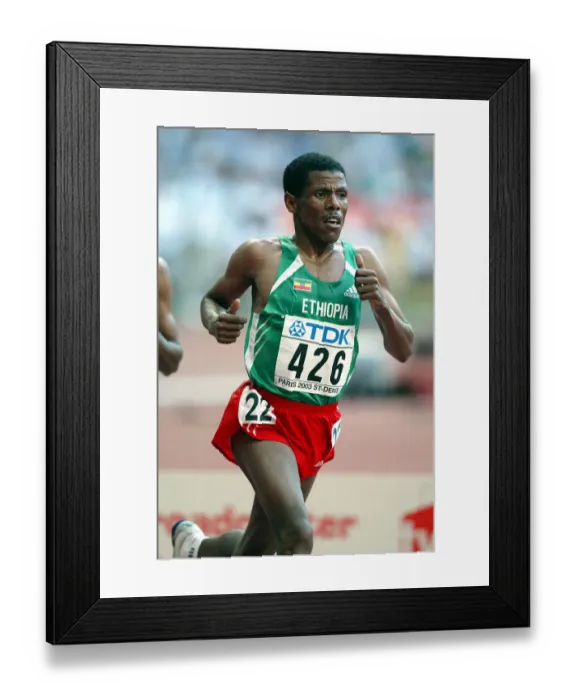 Framed Print : Haile Gebreselassie Framed Print : Haile Gebreselassie