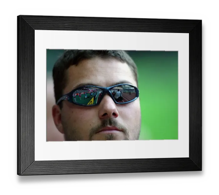 Framed Print : Athlete With Shades Framed Print : Athlete With Shades