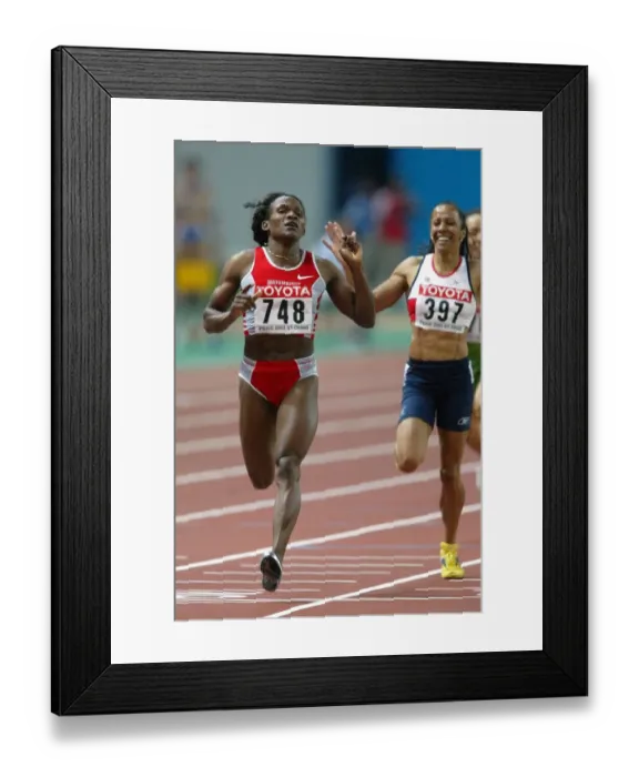 Framed Print : Maria Mutola & Kelly Holmes Framed Print : Maria Mutola & Kelly Holmes