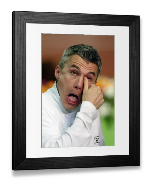 Framed Print : Jonathan Edwards Crying Framed Print : Jonathan Edwards Crying