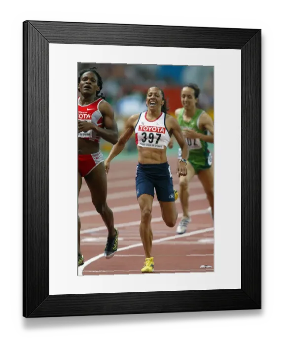Framed Print : Maria Mutola & Kelly Holmes Framed Print : Maria Mutola & Kelly Holmes