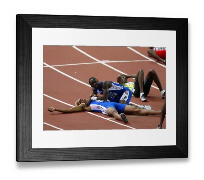 Framed Print : Marc Raquil & Leslie Djhone Framed Print : Marc Raquil & Leslie Djhone