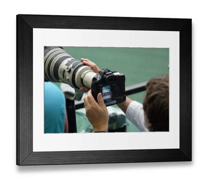 Framed Print : Digital Camera