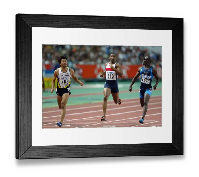 Framed Print : Shingo Suetsugu, Darren Campbell & John Capel