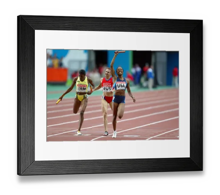 Framed Print : Sanya Richards