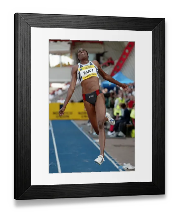 Framed Print : Fiona May Long Jump Norwich Union British Grand Pr Gateshead International Stadium Framed Print : Fiona May Long Jump Norwich Union British Grand Pr Gateshead International Stadium