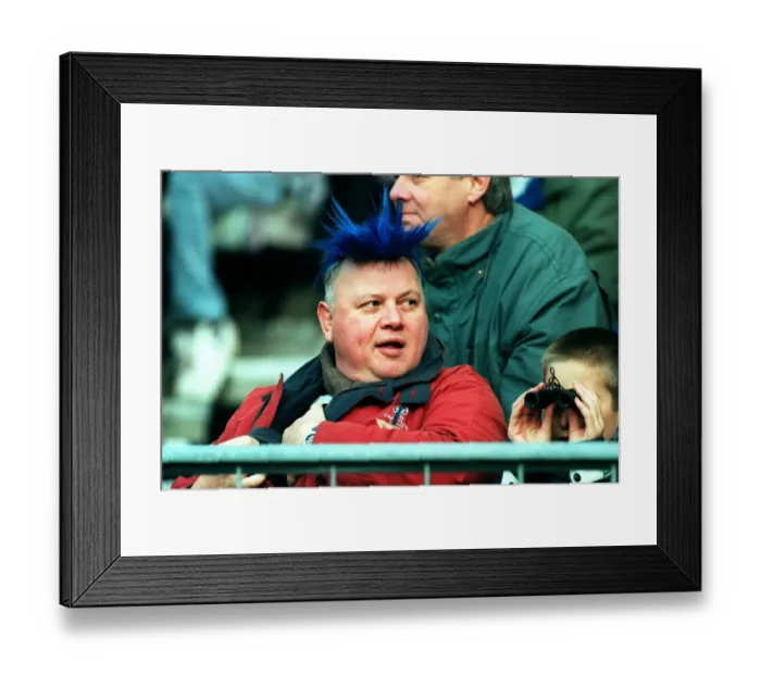 Framed Print : France Rugby Union Fan Framed Print : France Rugby Union Fan