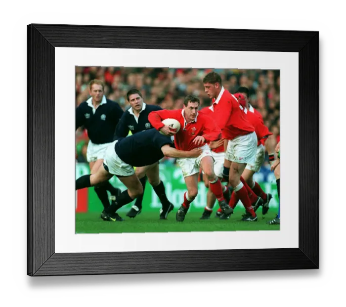 Framed Print : Alan Batemans Tackled By Weir Framed Print : Alan Batemans Tackled By Weir