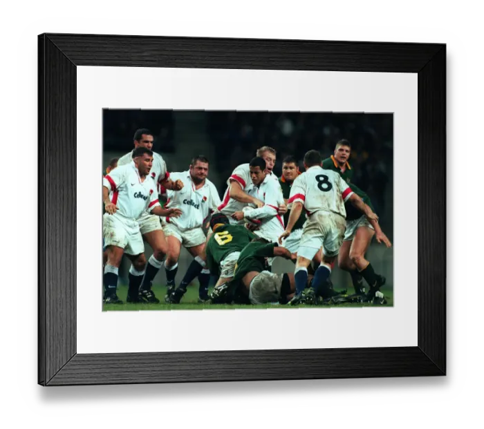 Framed Print : Jeremy Guscott & England Pack Framed Print : Jeremy Guscott & England Pack