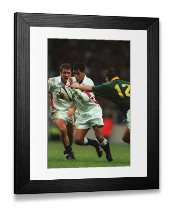 Framed Print : Jeremy Guscott & Chris Stewart