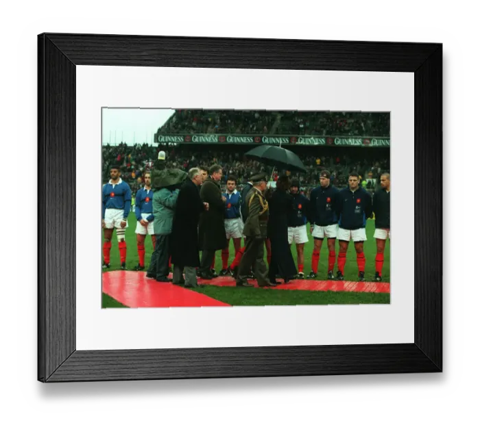 Framed Print : Irish President Meets French Framed Print : Irish President Meets French