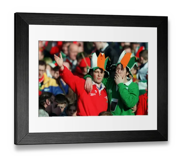 Framed Print : Wales & Ireland Fan Framed Print : Wales & Ireland Fan