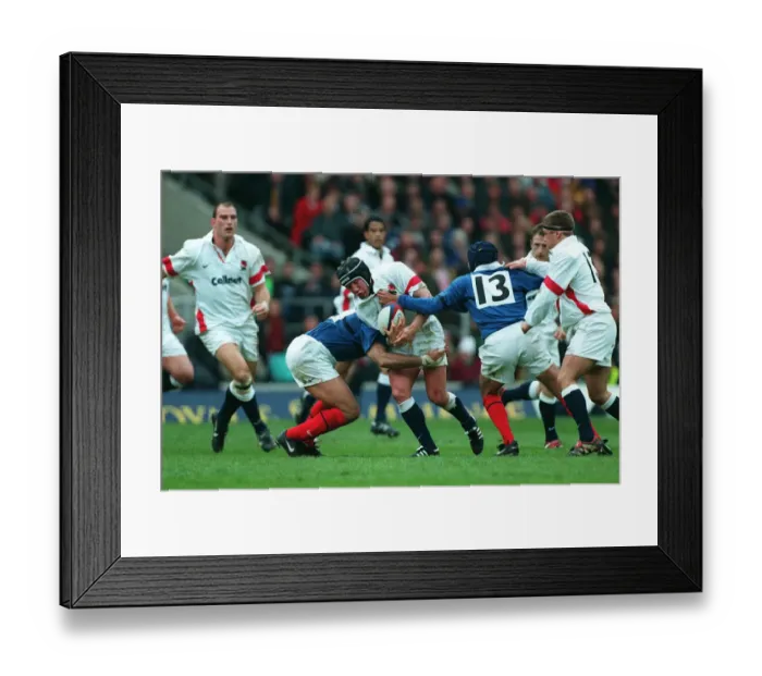 Framed Print : Neil Back, Ibanez & Giordani Framed Print : Neil Back, Ibanez & Giordani